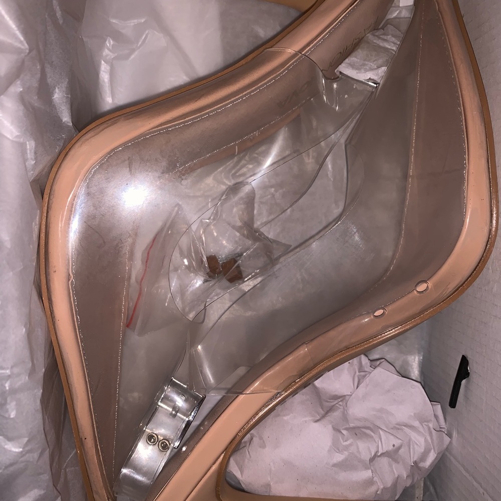 Clear heels